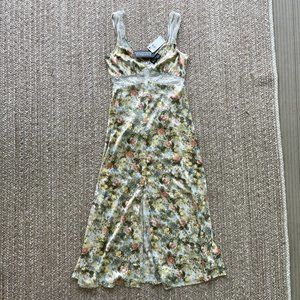 Danielle Bernstein x Macy's Floral and Lace Dress